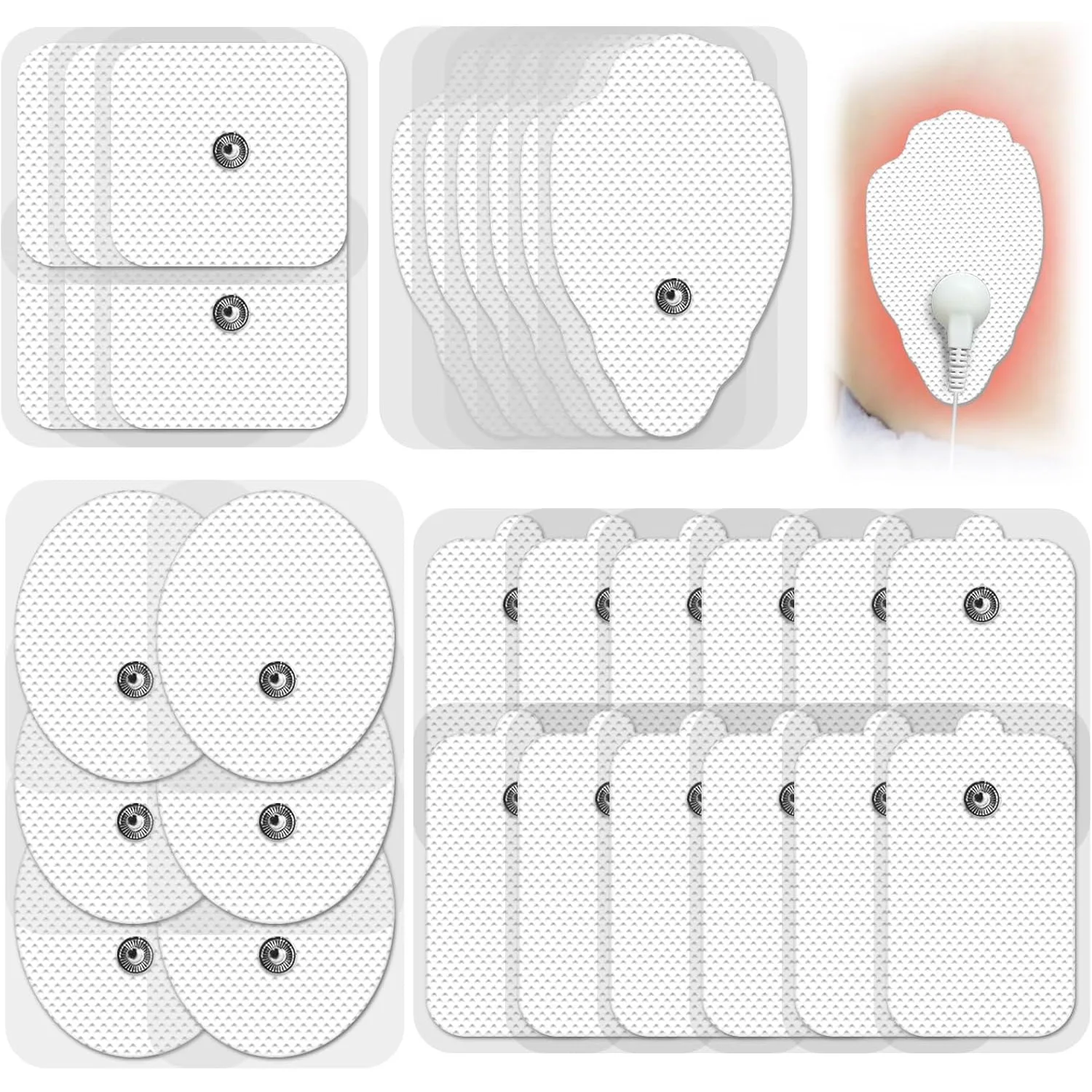 EMS Muscle Stimulator Replacement Gel Patch Massage Sticker TENS Electrode Pad Self Adhesive Tens Pulse Massager Physiotherapy
EMS Muscle Stimulator Replacement Gel Patch Massage Sticker TENS Electrode Pad Self Adhesive Tens Pulse Massager Physiotherapy