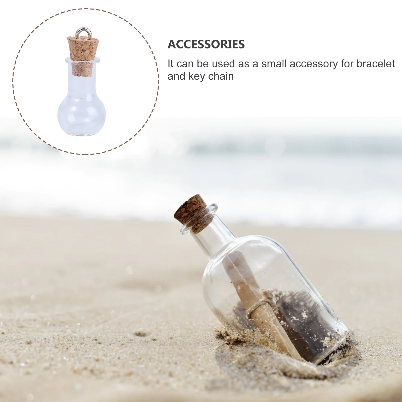 50pcs Mini Wishing Bottle Necklace Drift Pendant Accessories DIY Jars Reusable Craft Decor Glass Vial Homemade Gifts
50pcs Mini Wishing Bottle Necklace Drift Pendant Accessories DIY Jars Reusable Craft Decor Glass Vial Homemade Gifts