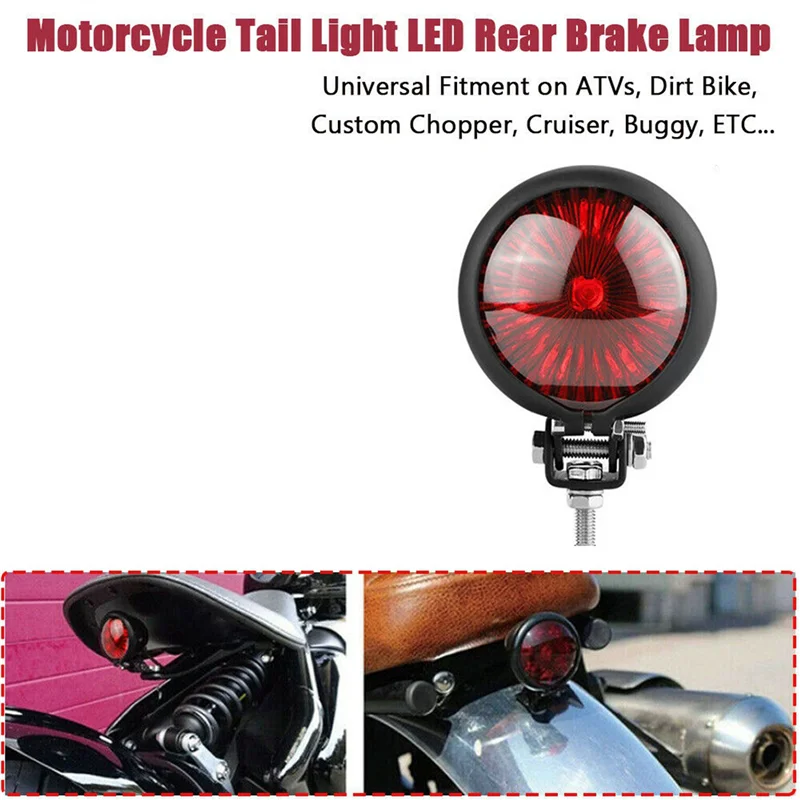 Universall 5X Motorcycle LED Rear Tail Light Brake Stop Lamp Moto LED Tail Light For Bobber Chopper Cafe Black
Universall 5X Motorcycle LED Rear Tail Light Brake Stop Lamp Moto LED Tail Light For Bobber Chopper Cafe Black