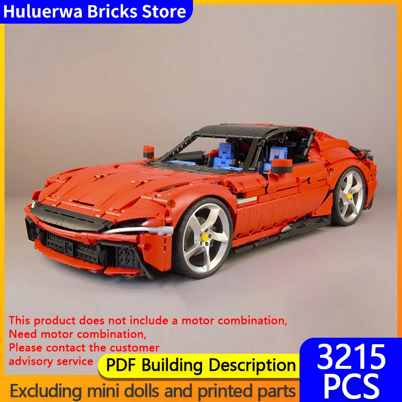 Speed Racing Car Model MOC Building Bricks 12Cilindri Hypercar Modular Technology Gifts Holiday Assemble Children Toys Suit
Speed Racing Car Model MOC Building Bricks 12Cilindri Hypercar Modular Technology Gifts Holiday Assemble Children Toys Suit
