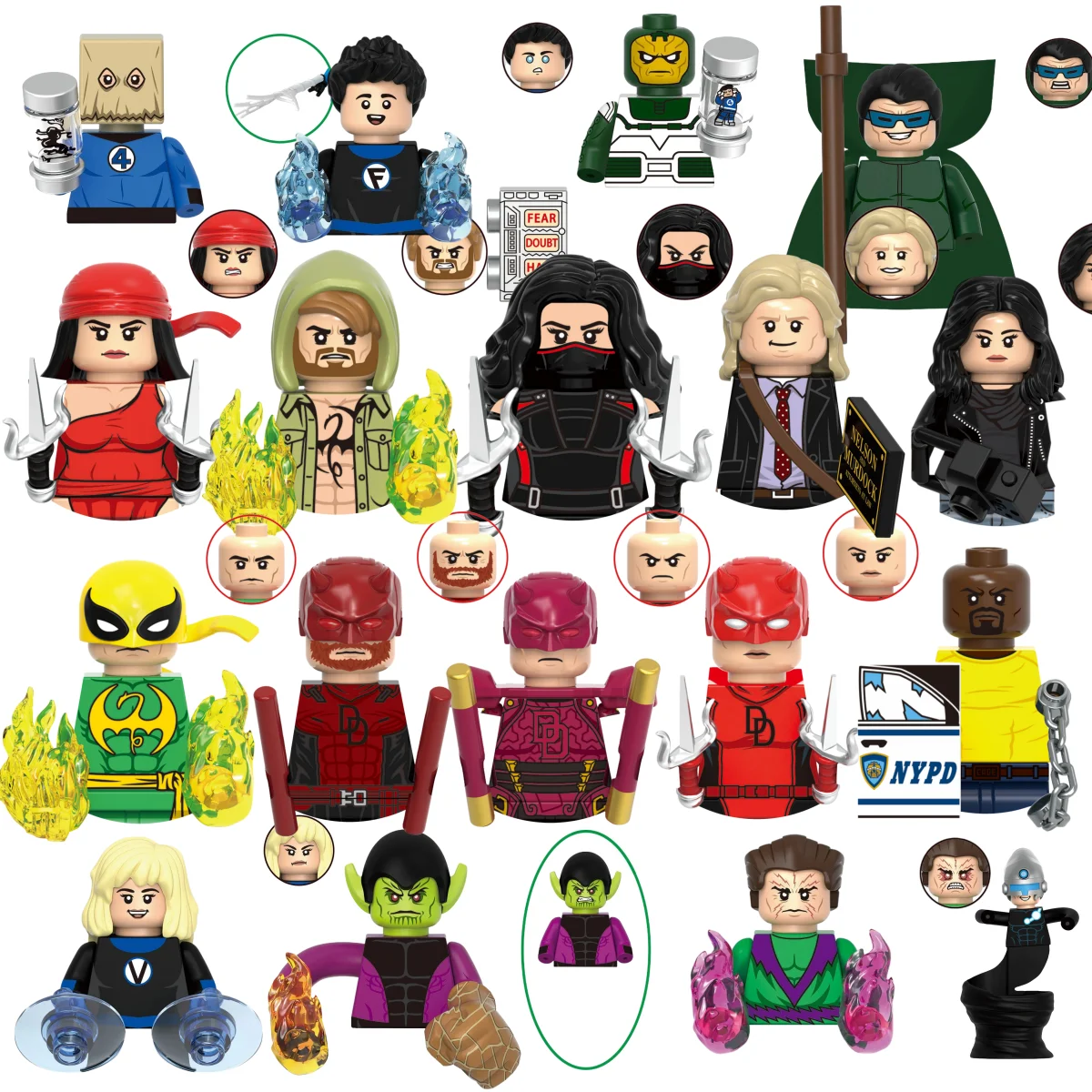 Blind Box Mini Building Blocks G0198 Figures Big Goblin Spiderman Iron Man Venom Captain Hawk Deadpool Armor Christmas Gift Toy
Blind Box Mini Building Blocks G0198 Figures Big Goblin Spiderman Iron Man Venom Captain Hawk Deadpool Armor Christmas Gift Toy