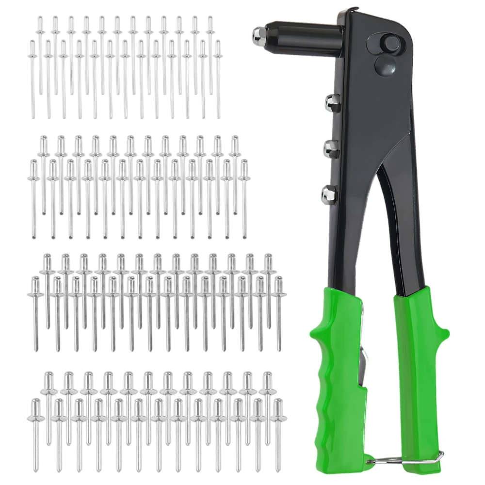 120pcs Heavy Duty Blind Rivet Professional Hand Riveter Gun 3/32 "1/8" 5/32 "3/16" Bolts Rivet for Automotive Home DIY Projects
120pcs Heavy Duty Blind Rivet Professional Hand Riveter Gun 3/32 "1/8" 5/32 "3/16" Bolts Rivet for Automotive Home DIY Projects