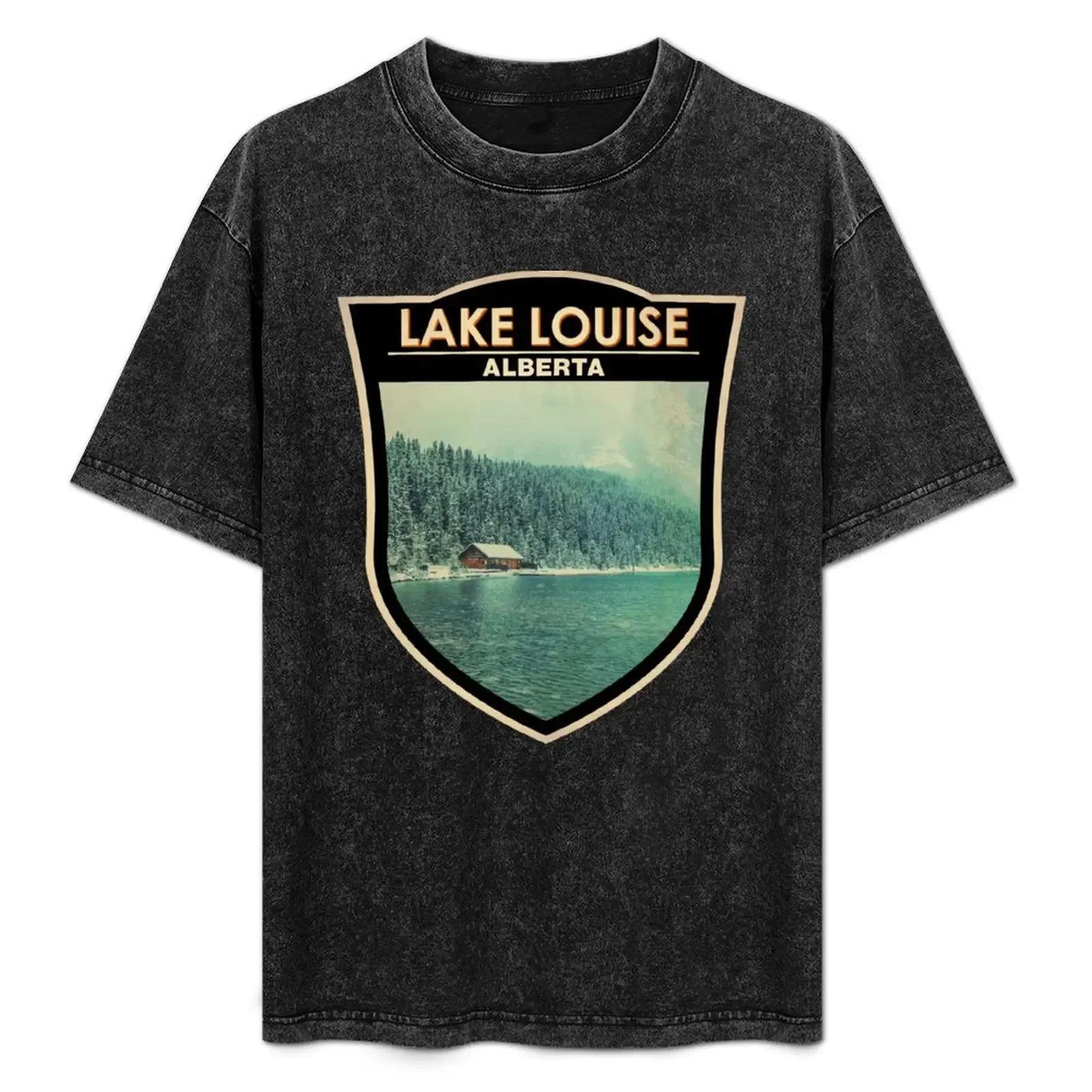 Lake Louise Alberta Canada Travel Badge T-Shirt Non-Shrink Basic Cotton T-Shirt
Lake Louise Alberta Canada Travel Badge T-Shirt Non-Shrink Basic Cotton T-Shirt