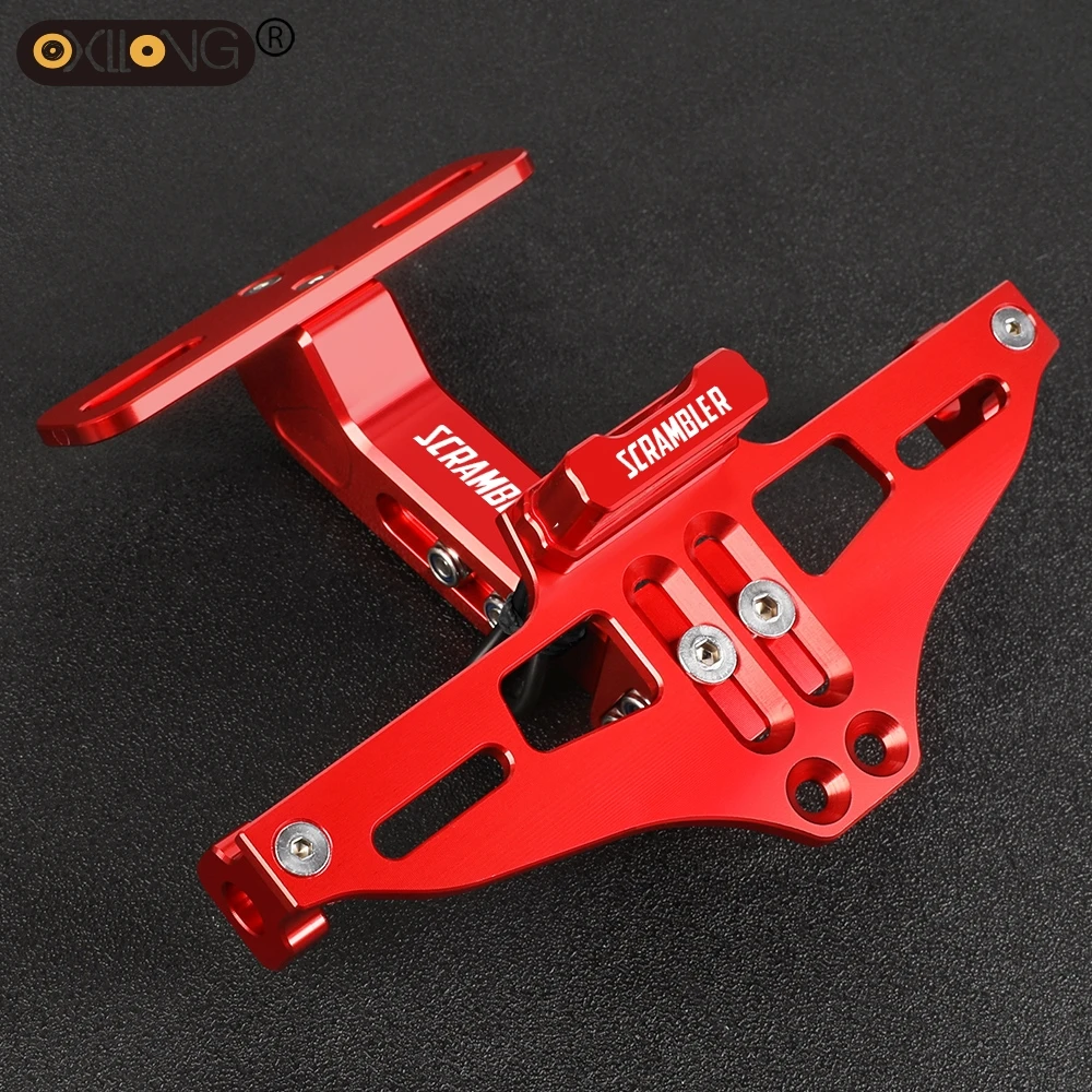 Motorcycle License Number Plate Holder LED Turn Signal Lights Accessories Parts FOR Ducati SCRAMBIER 1100 800 400 2019 20-2023
Motorcycle License Number Plate Holder LED Turn Signal Lights Accessories Parts FOR Ducati SCRAMBIER 1100 800 400 2019 20-2023