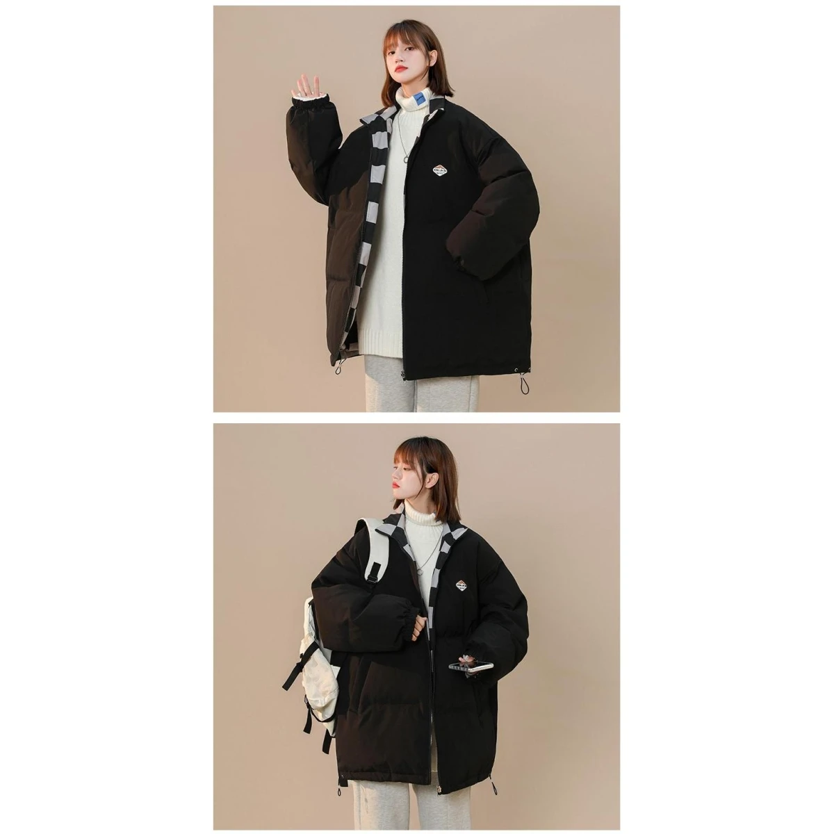 Women's Thiened Cotton Jaet 2024 New Sle Double-Sided Wear Ch Board Outerwear Winter Oversize Cotton Clothes Hong Ko...
Women's Thiened Cotton Jaet 2024 New Sle Double-Sided Wear Ch Board Outerwear Winter Oversize Cotton Clothes Hong Ko...