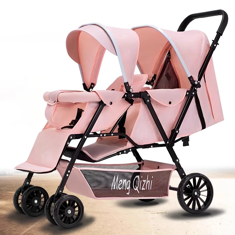 Double Baby Stroller Twin Seat Front and Rear Sit or Lie Down Lightweight Foldable One-Button Push Detachable Travel Stroller
Double Baby Stroller Twin Seat Front and Rear Sit or Lie Down Lightweight Foldable One-Button Push Detachable Travel Stroller