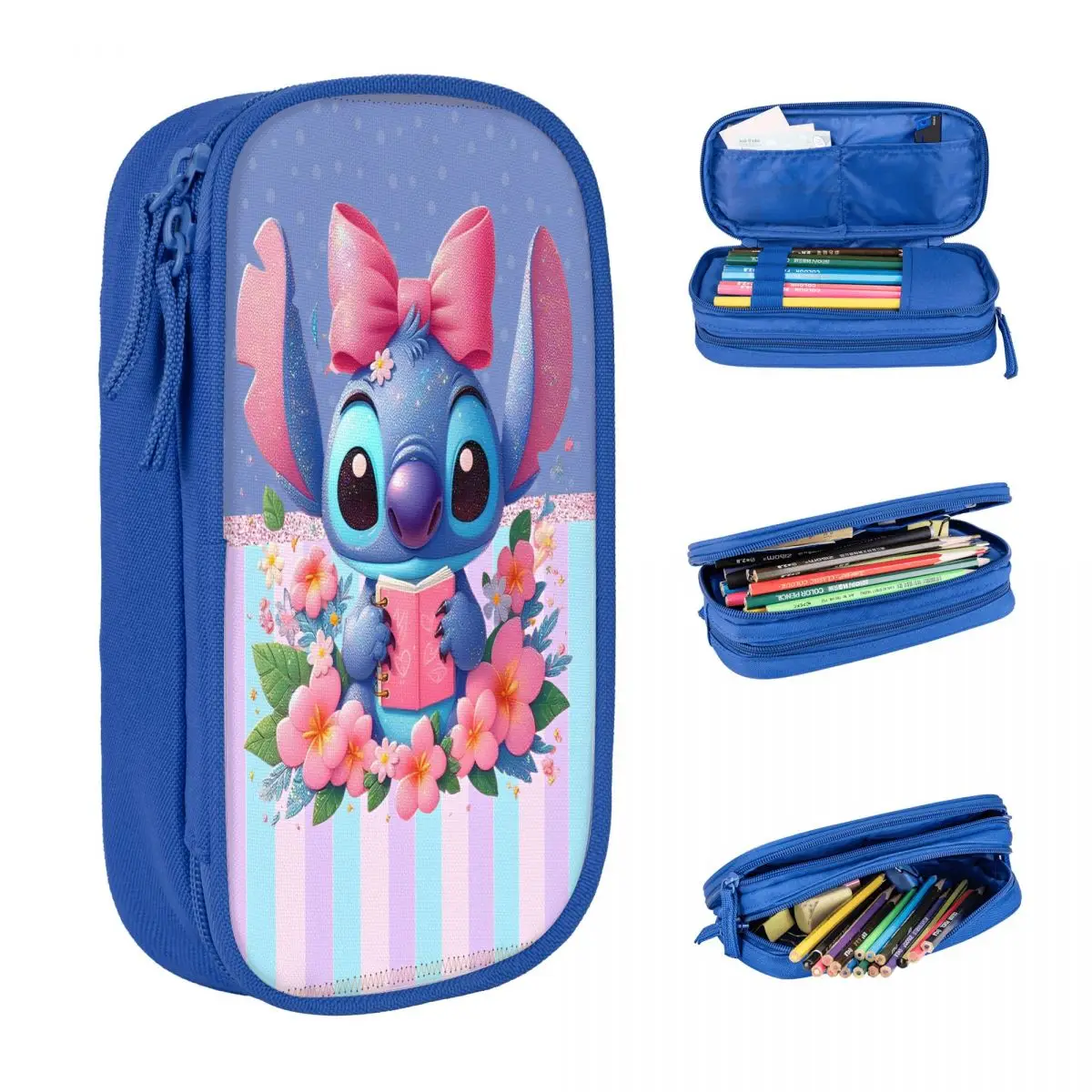 Cartoon Stitch Print Pencil Case Big Pencil Box Girls Boys Double Layer Kawaii Back To School Pencil Cases Graphic Supplies
Cartoon Stitch Print Pencil Case Big Pencil Box Girls Boys Double Layer Kawaii Back To School Pencil Cases Graphic Supplies