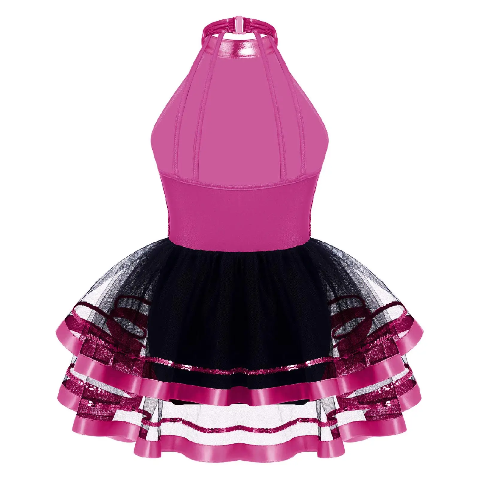 Girls Kids Halter Ballet Dress Dance Tutu Glitter Sequins Children Latin Jazz Dancing Performance Costume Gymnastics Leotard
Girls Kids Halter Ballet Dress Dance Tutu Glitter Sequins Children Latin Jazz Dancing Performance Costume Gymnastics Leotard