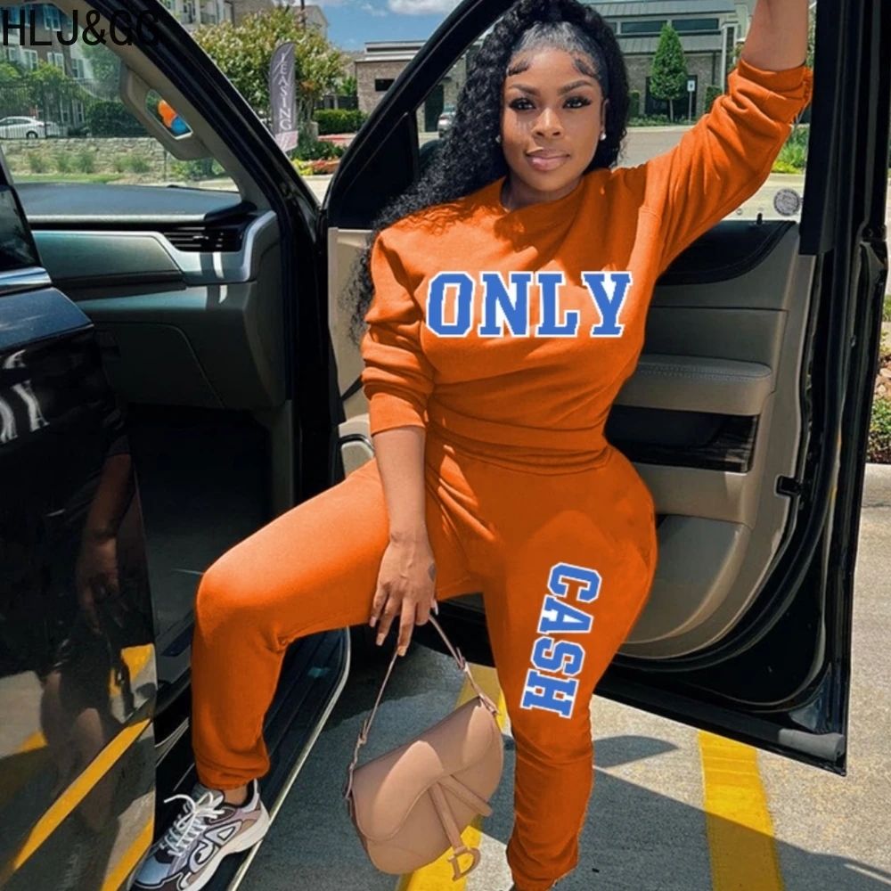 HLJ&GG Casual Letter Print Jogger Pants Sets Women O Neck Long Sleeve Top + Pants Two Piece Tracksuit Autumn Sporty 2pcs Outfits
HLJ&GG Casual Letter Print Jogger Pants Sets Women O Neck Long Sleeve Top + Pants Two Piece Tracksuit Autumn Sporty 2pcs Outfits