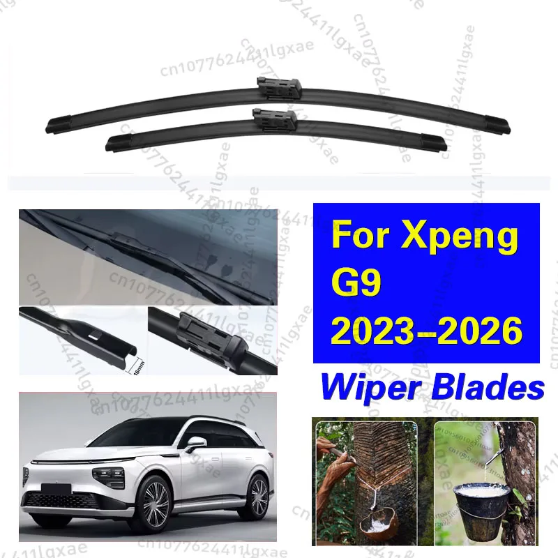 For Xpeng G9 2023-2026 98kWh 78.2kWh Car Front Wiper Blades Soft Rubber Windscreen Wipers Auto Windshield Car Accessories 24"18"
For Xpeng G9 2023-2026 98kWh 78.2kWh Car Front Wiper Blades Soft Rubber Windscreen Wipers Auto Windshield Car Accessories 24"18"