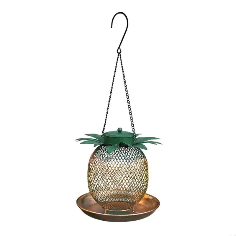 A3PA Wild Bird Feeder Proof Hanging Pineapple Hummingbird Feeder for Outside Metal Seed Feeders Yard Garden Decor 
A3PA Wild Bird Feeder Proof Hanging Pineapple Hummingbird Feeder for Outside Metal Seed Feeders Yard Garden Decor