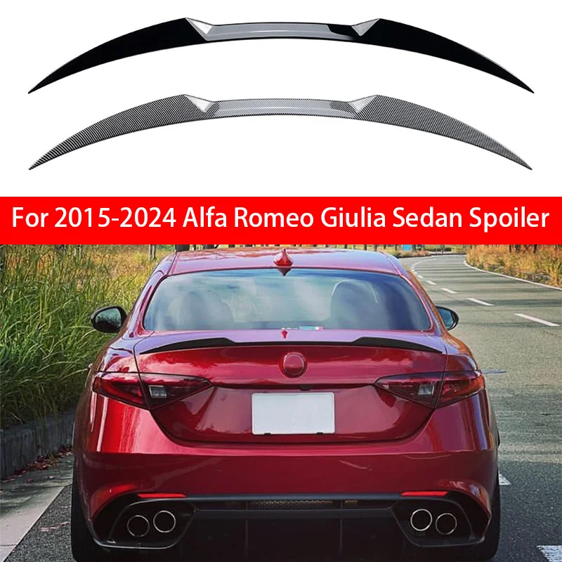For 2015-2024 Alfa Romeo Giulia Rear Case Cover Line Case Cover Spoiler Bright Black Carbon Fiber Car Tail Adjustment Kit
For 2015-2024 Alfa Romeo Giulia Rear Case Cover Line Case Cover Spoiler Bright Black Carbon Fiber Car Tail Adjustment Kit