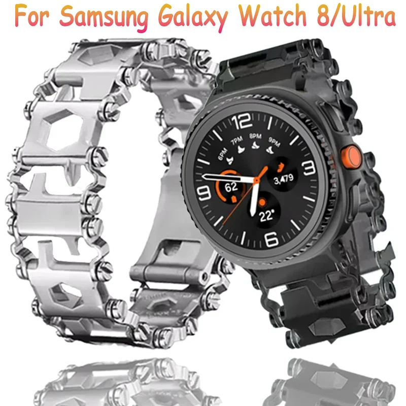 Многофункциональный металлический ремешок для Samsung Galaxy Watch 8, 40/44 мм, классический 46-мм спортивный браслет для занятий спортом на открытом воздухе, для Galaxy Watch Ultra 47 мм
Многофункциональный металлический ремешок для Samsung Galaxy Watch 8, 40/44 мм, классический 46-мм спортивный браслет для занятий спортом на открытом воздухе, для Galaxy Watch Ultra 47 мм