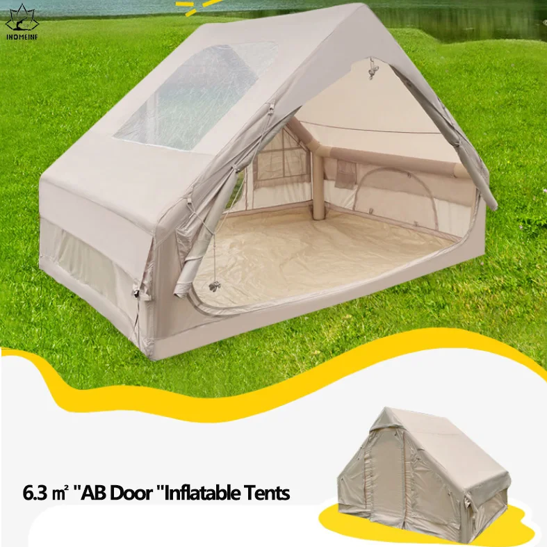 New 6.3㎡ "AB Door" Inflatable Tent oxford fabric Camping Wind- & Rain-resistant Inflatable Canopies for Outdoor Camping Hiking
New 6.3㎡ "AB Door" Inflatable Tent oxford fabric Camping Wind- & Rain-resistant Inflatable Canopies for Outdoor Camping Hiking