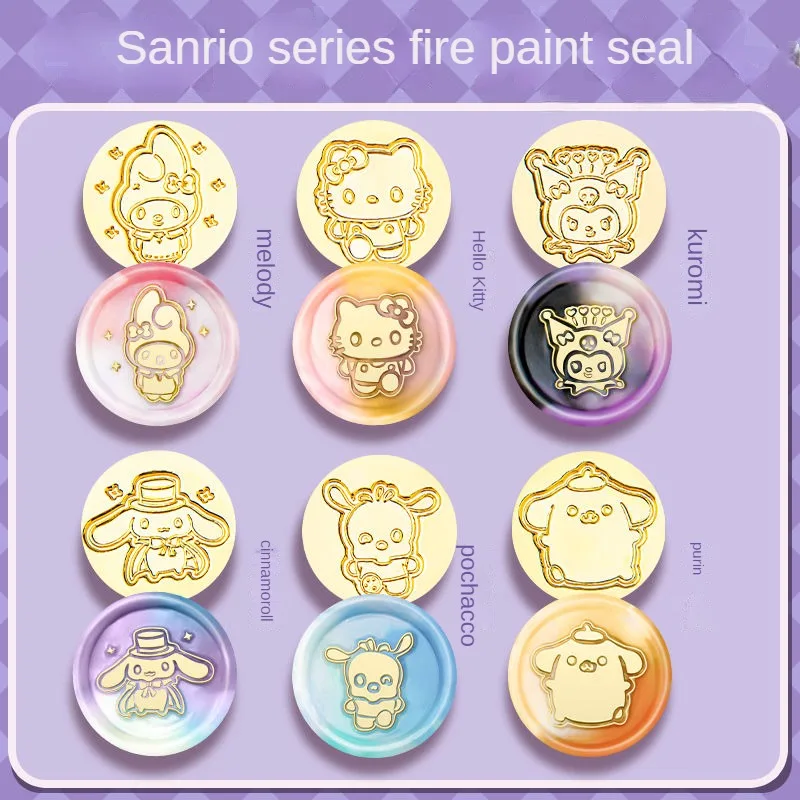 Sanrio Cute Wax Seal Chapter Head Hello Kitty Kuromi Melody Chapter Head Set Full Set of Toys Anime Ornament Lacquer Seal
Sanrio Cute Wax Seal Chapter Head Hello Kitty Kuromi Melody Chapter Head Set Full Set of Toys Anime Ornament Lacquer Seal