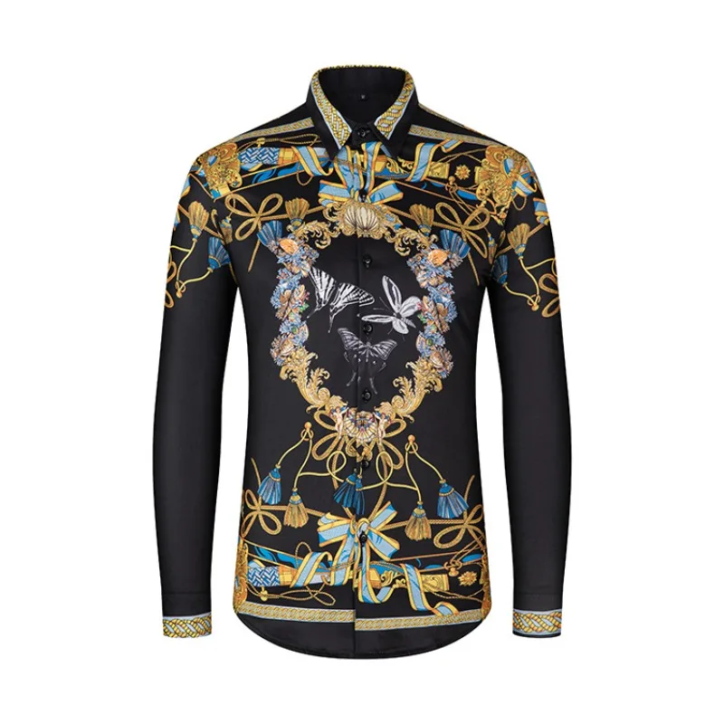 European American Luxury Shirts Men Long Sleeve Casual Shirts Slim Social Business Formal Dress Shirts Streetwear Men Clothing
European American Luxury Shirts Men Long Sleeve Casual Shirts Slim Social Business Formal Dress Shirts Streetwear Men Clothing