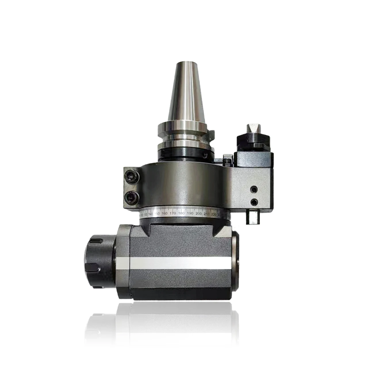 High Quality 90 Degree BT50 ER25 ER32 ER40 ER50 Angle Head For Milling Machine
High Quality 90 Degree BT50 ER25 ER32 ER40 ER50 Angle Head For Milling Machine