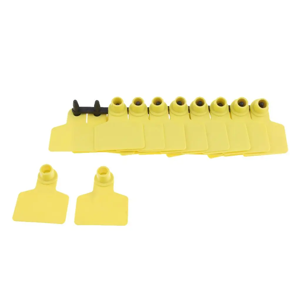 Plastic Numbered Ear Tag Yellow Durable Livestock Identification Label for Cow Cattle Sheep Goat Pig Farm Organization
Plastic Numbered Ear Tag Yellow Durable Livestock Identification Label for Cow Cattle Sheep Goat Pig Farm Organization