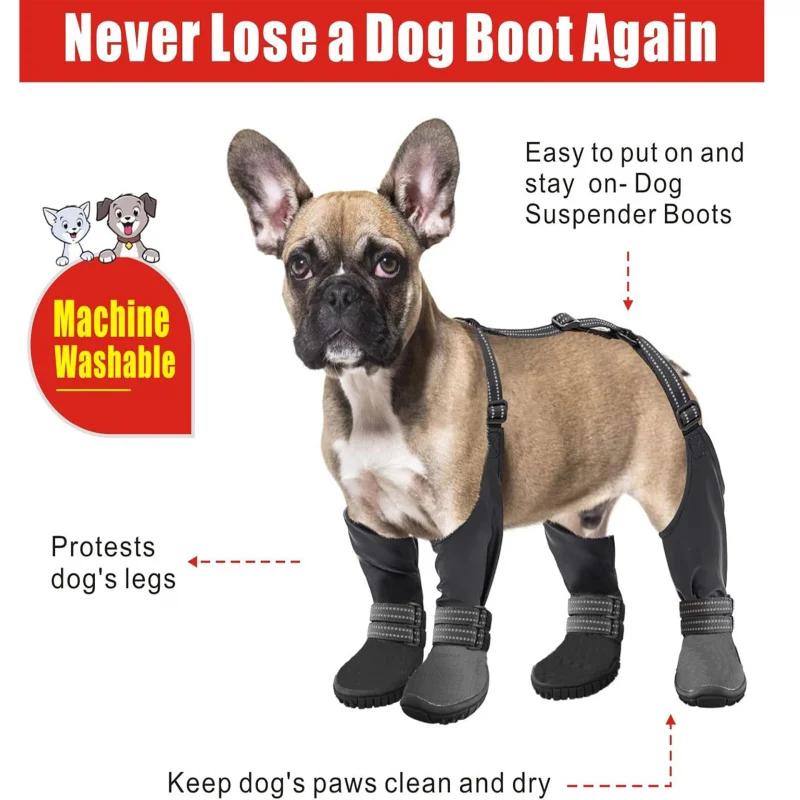 Pet supplies new anti-harness hard sole non-slip reflective strips outdoor dog shoes all-season Universal
Pet supplies new anti-harness hard sole non-slip reflective strips outdoor dog shoes all-season Universal