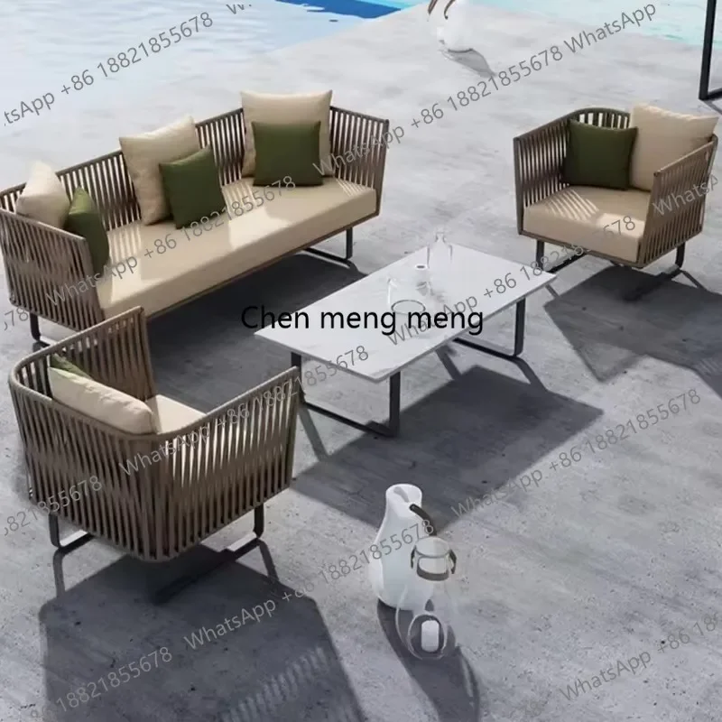 E182 Outdoor Furniture Sofa UV Resistant Rope Weave Casual Patio Sofa Set Garden Sofa Set
E182 Outdoor Furniture Sofa UV Resistant Rope Weave Casual Patio Sofa Set Garden Sofa Set
