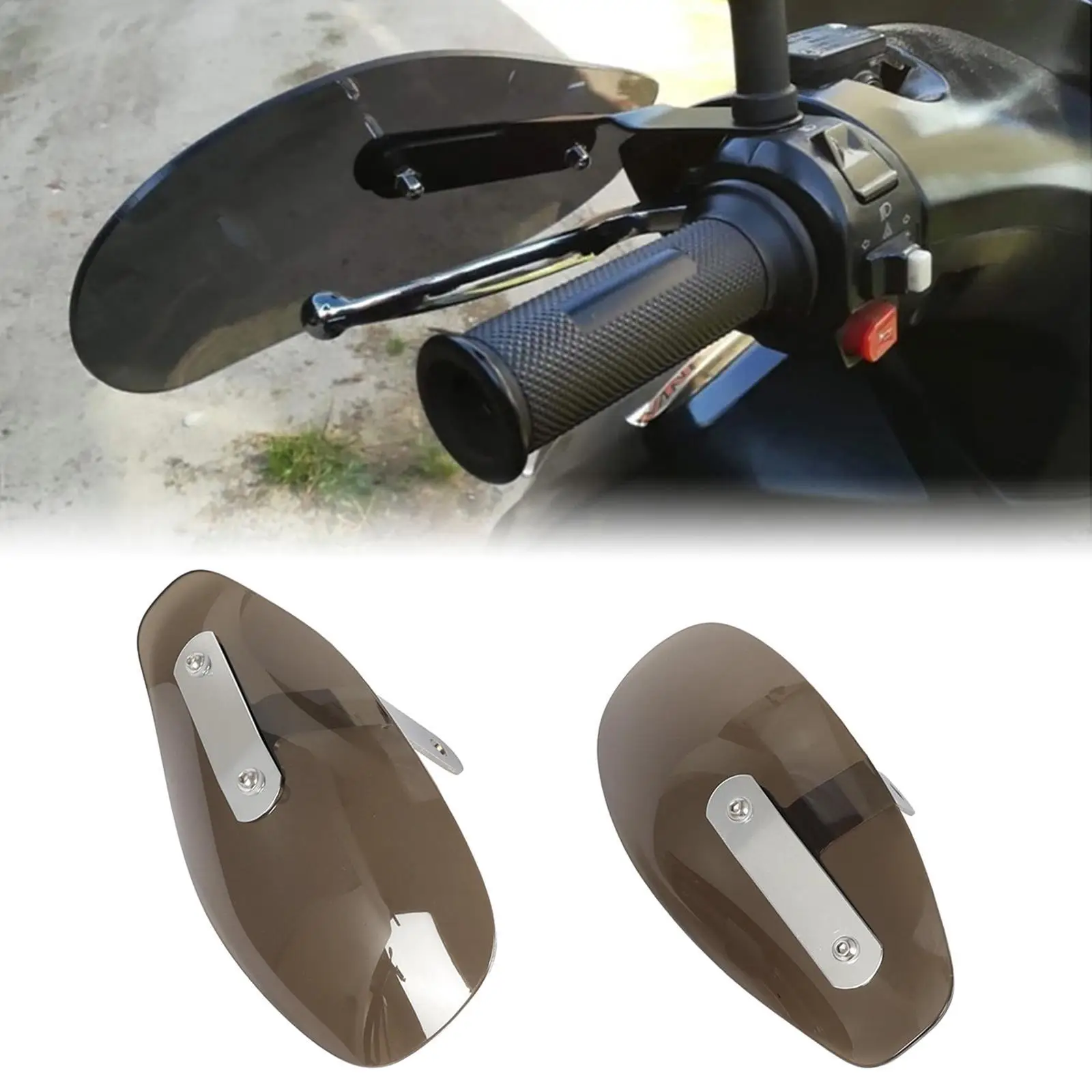 2x Motorcycle Handguards Hand Protectors Easily Install Premium Hand Shield Windshield Wind Deflector for Touring Flht
2x Motorcycle Handguards Hand Protectors Easily Install Premium Hand Shield Windshield Wind Deflector for Touring Flht