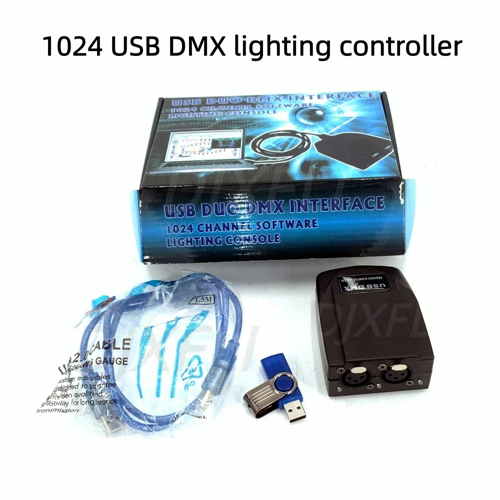 1024 Channel USB DMX Lighting Controller DMX512 Interface for Disco DJ Stage Light Control USB-Based Lighting System
1024 Channel USB DMX Lighting Controller DMX512 Interface for Disco DJ Stage Light Control USB-Based Lighting System