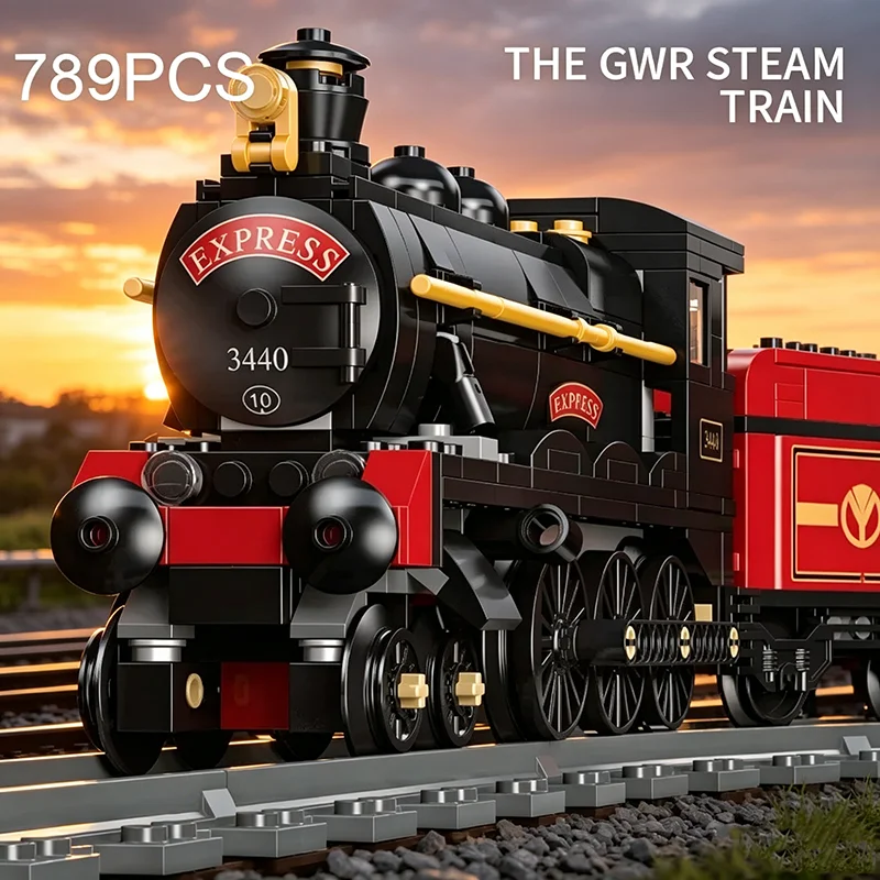 789PCS Steam Train City Heavy Freight Train Rails Assemble Model Bricks Toys Creative Desktop Decor Toys Holiday Gift For Adults
789PCS Steam Train City Heavy Freight Train Rails Assemble Model Bricks Toys Creative Desktop Decor Toys Holiday Gift For Adults