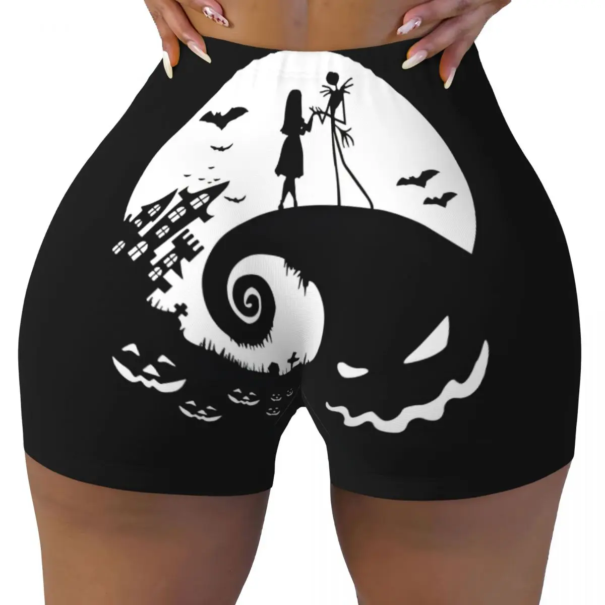 Custom Jack Skellington Workout Shorts Women's Nightmare Before Christmas Gym Volleyball Running Yoga Shorts
Custom Jack Skellington Workout Shorts Women's Nightmare Before Christmas Gym Volleyball Running Yoga Shorts