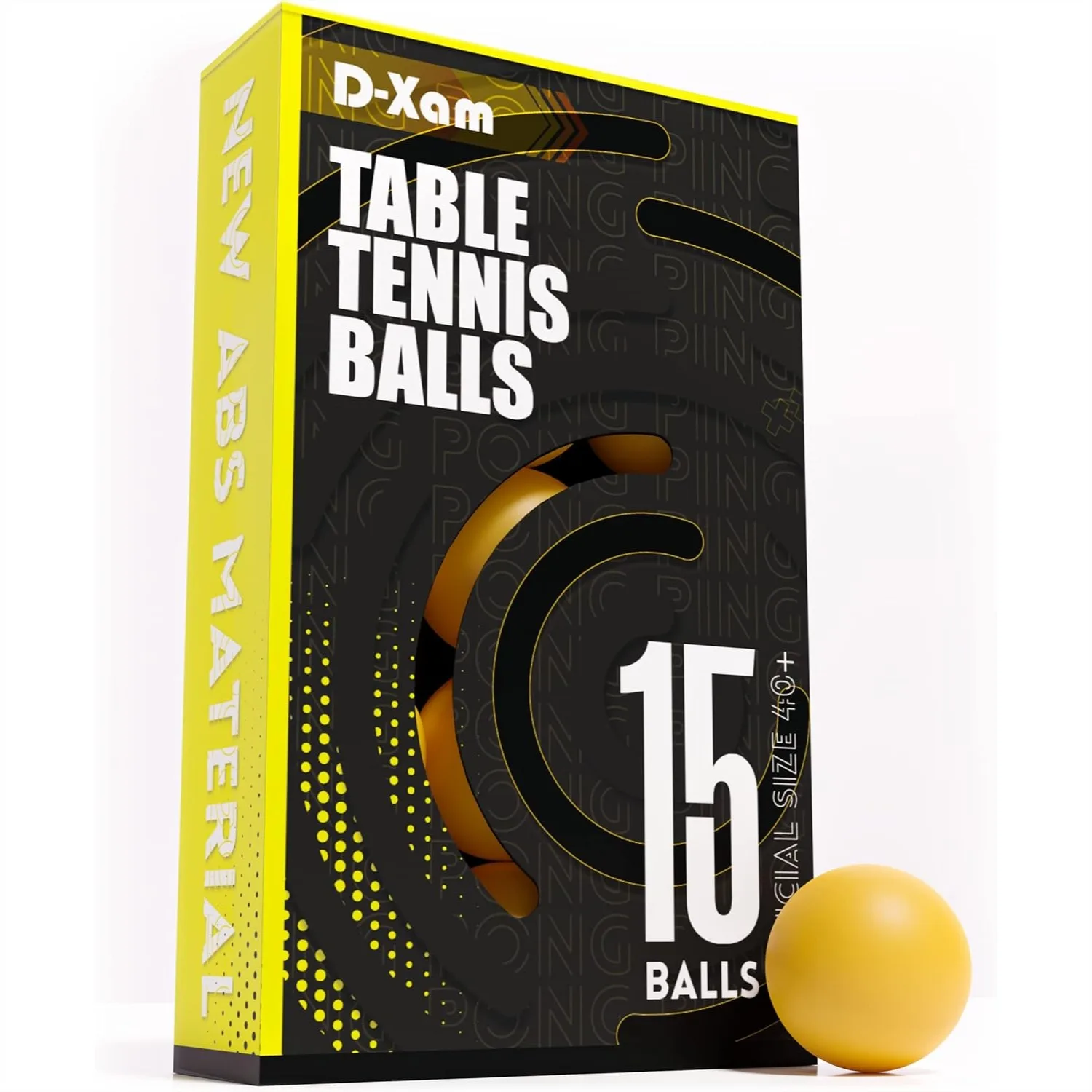 ABS Ping Pong Balls 40mm Orange 30 Pack for Training & Practice with High Bounce
ABS Ping Pong Balls 40mm Orange 30 Pack for Training & Practice with High Bounce