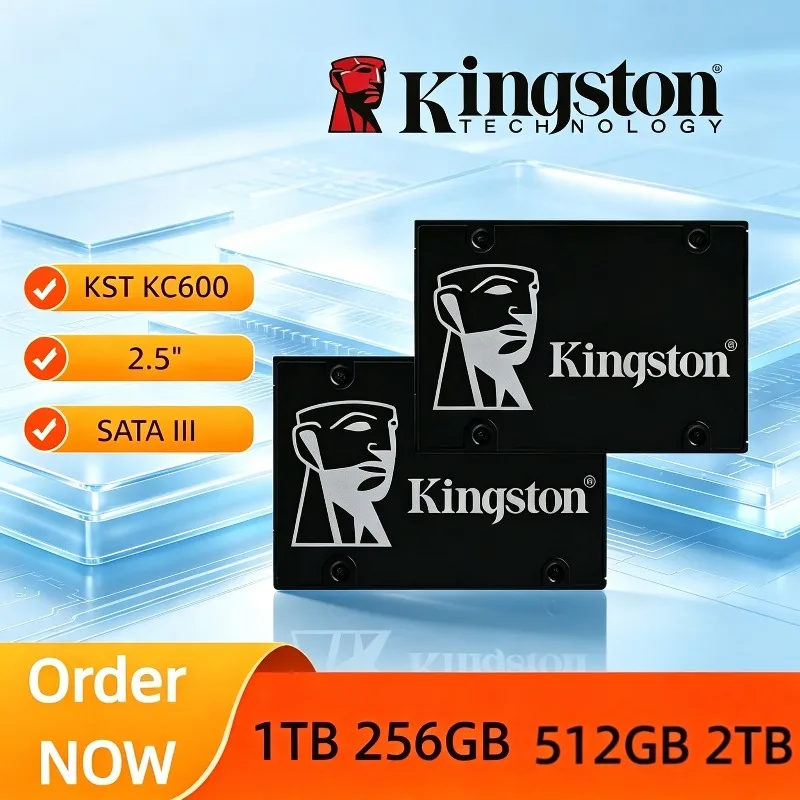 Kingston KC600 Internal Solid State Drive HDD Desktop Laptop PC SSD SATA 3 Hard Disk HD SSD 1TB 256GB 512GB 2TB 2.5 Inch
Kingston KC600 Internal Solid State Drive HDD Desktop Laptop PC SSD SATA 3 Hard Disk HD SSD 1TB 256GB 512GB 2TB 2.5 Inch