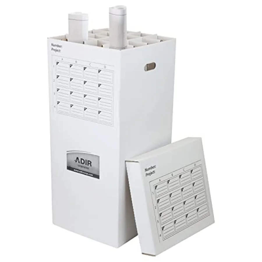 Adir Cardboard Roll File Srage Organizer - Vertical File Sorter - Blueprt, Poster, Plans, Gift Wrap, And Map Holder Station-16
Adir Cardboard Roll File Srage Organizer - Vertical File Sorter - Blueprt, Poster, Plans, Gift Wrap, And Map Holder Station-16
