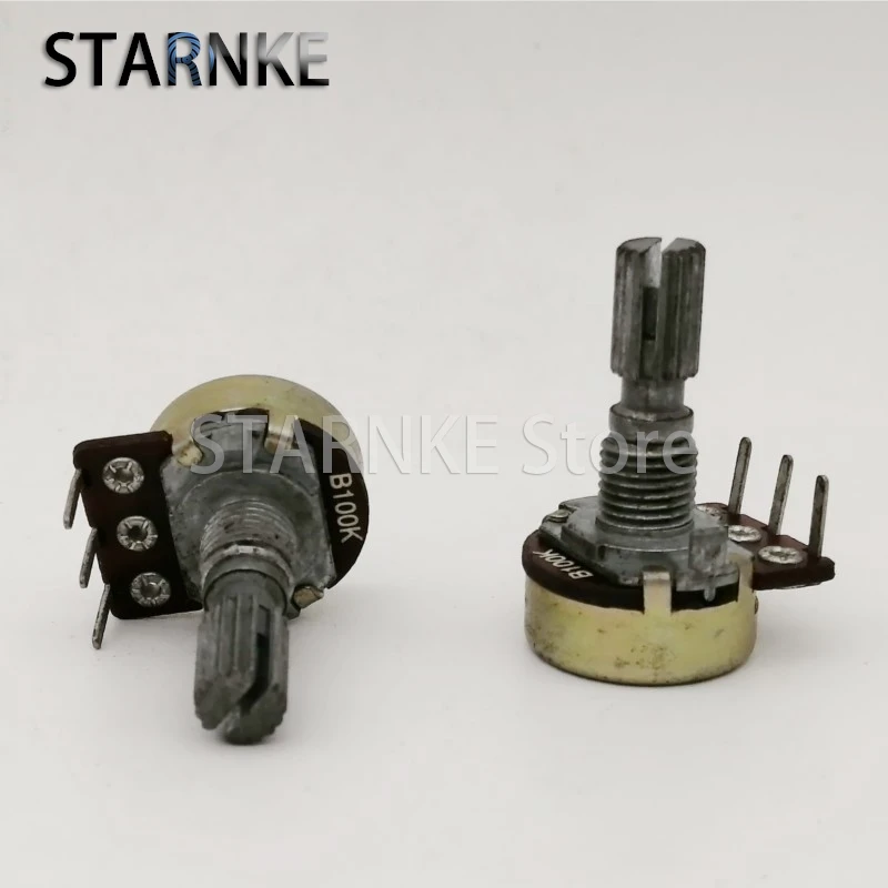 2PCS 16 Type Single Inner Bend Feet Potentiometer B100K With Center Positioning Flower Shaft 20mm
2PCS 16 Type Single Inner Bend Feet Potentiometer B100K With Center Positioning Flower Shaft 20mm