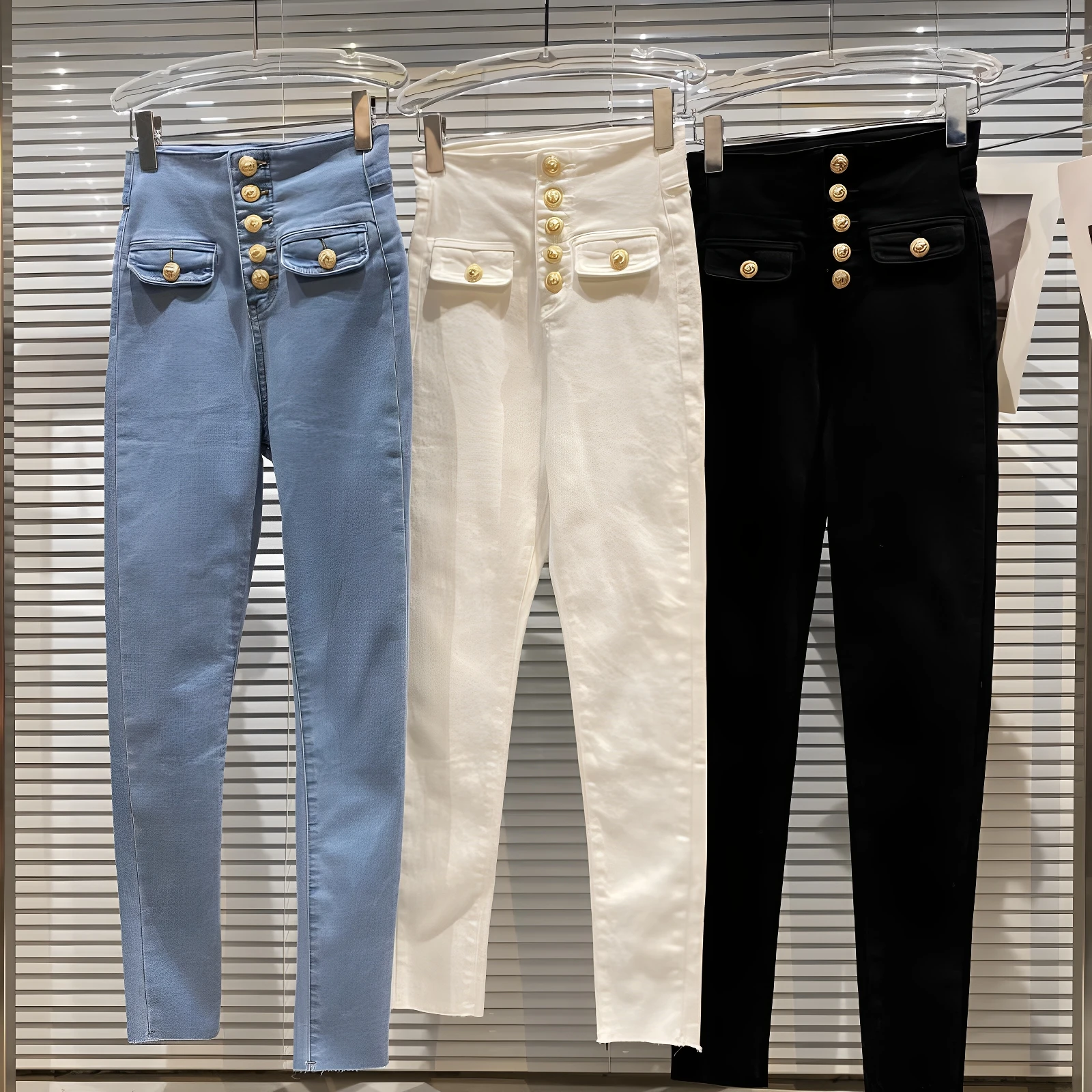 Эластичные двойные джинсы-карандаш с высокой талией, осенние новые поступления для молодых женщин, модные женские джинсы Sle
Эластичные двойные джинсы-карандаш с высокой талией, осенние новые поступления для молодых женщин, модные женские джинсы Sle