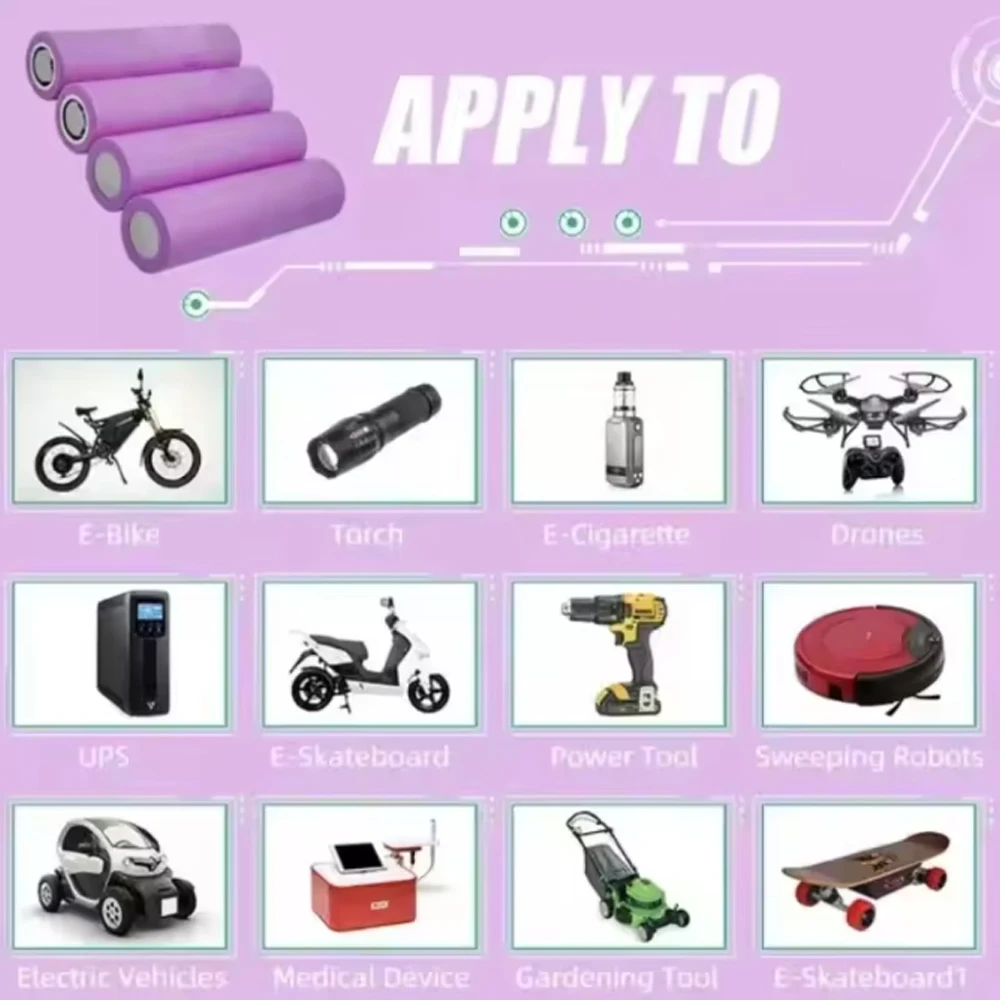 ✈️✈️INR18650 35E Pointed 3.7V 18650 3500mAh Lithium Rechargeable Battery 20A Discharge Electrical Tools Flashlight Battery
✈️✈️INR18650 35E Pointed 3.7V 18650 3500mAh Lithium Rechargeable Battery 20A Discharge Electrical Tools Flashlight Battery