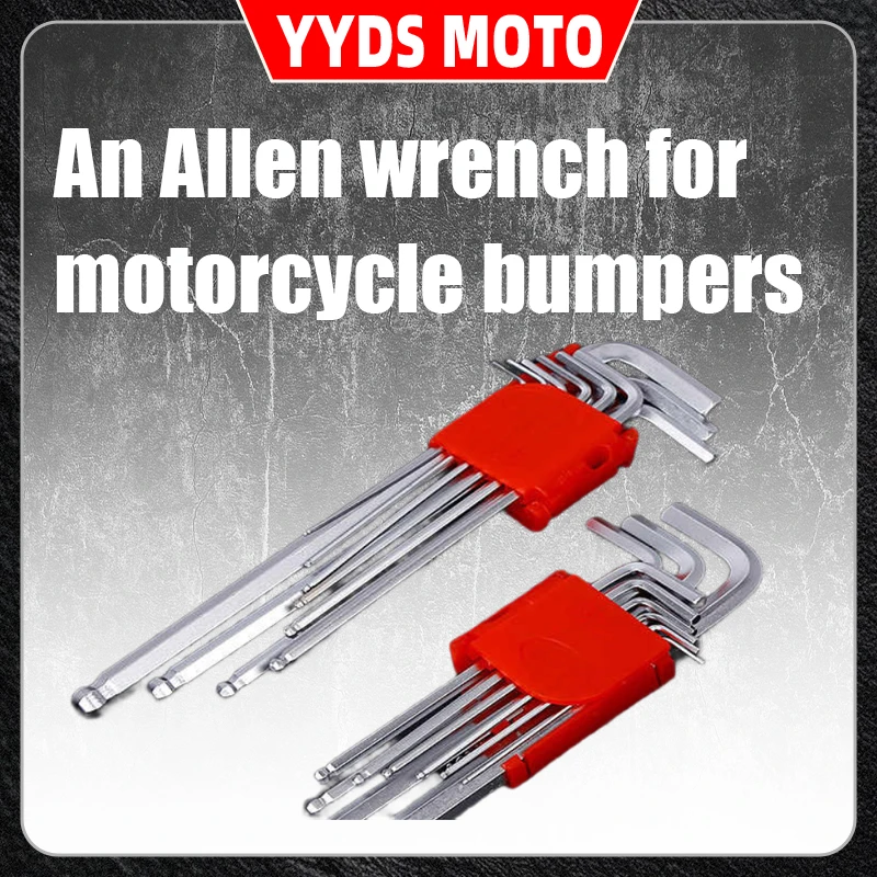 Allen wrench for motorcycle bumpers, motorcycle repair tool wrench
Allen wrench for motorcycle bumpers, motorcycle repair tool wrench