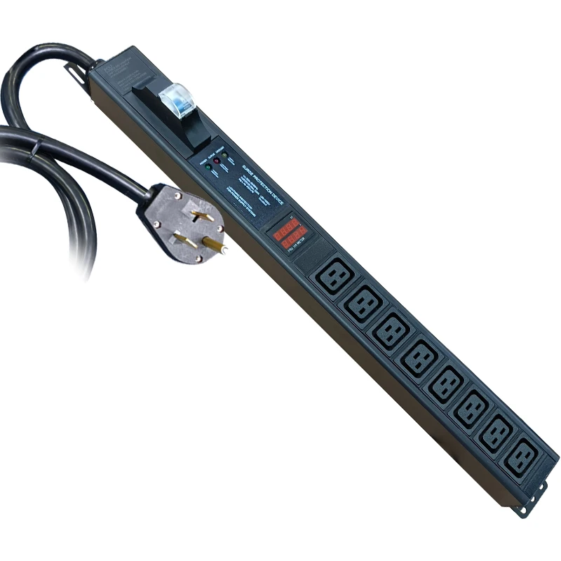 L6-50p 50 Amp 8-bit IEC320-C19 air Switch Overload protection Voltage and Current Display lightning protection US PDU Socket
L6-50p 50 Amp 8-bit IEC320-C19 air Switch Overload protection Voltage and Current Display lightning protection US PDU Socket