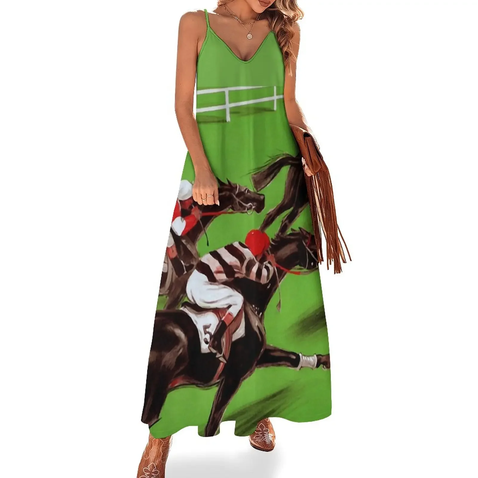 Vintage horse racing sport and travel advert Sleeveless Dress elegant evening dresses for women 2025 luxury woman evening dress
Vintage horse racing sport and travel advert Sleeveless Dress elegant evening dresses for women 2025 luxury woman evening dress