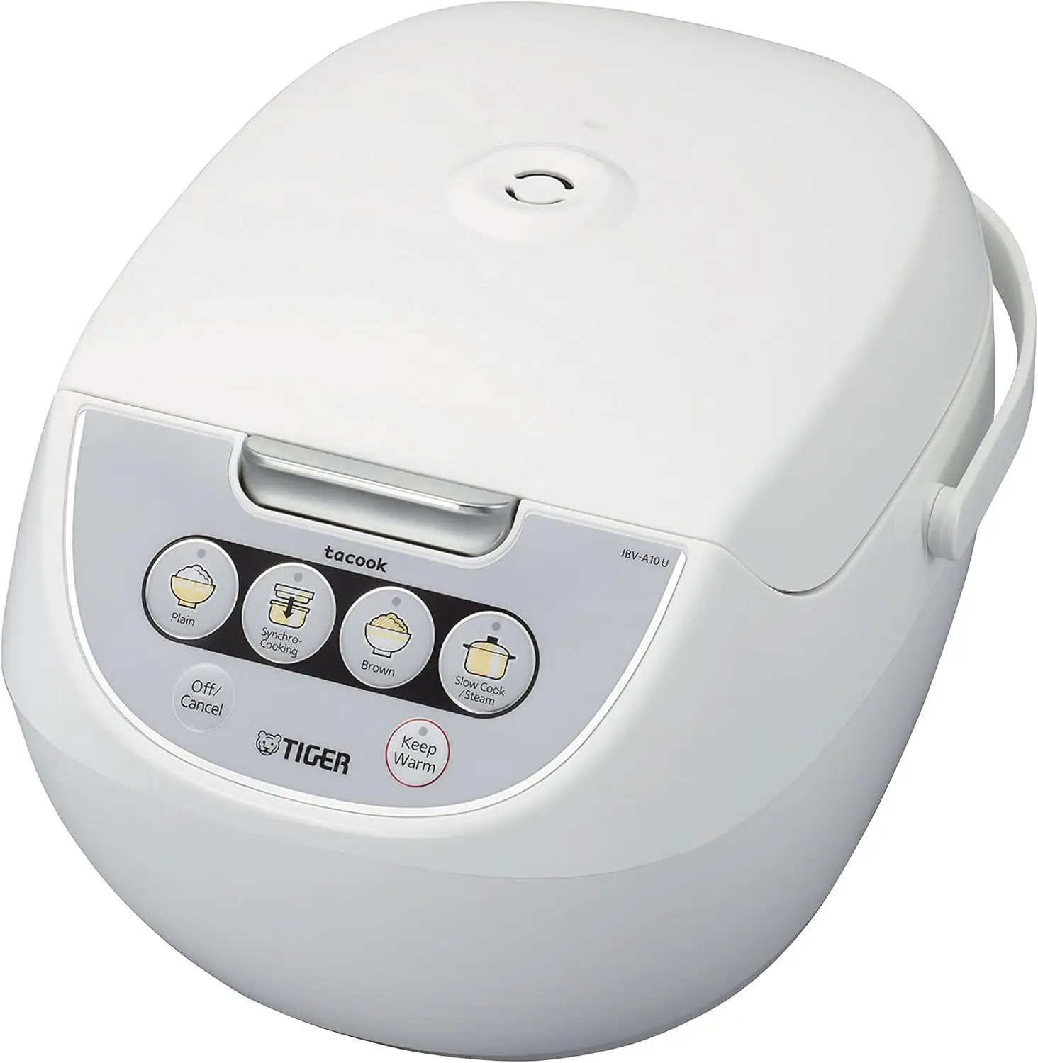 5.5-Cup (Uncooked) Micom Rice Cooker and Warmer with Tacook Food Steamer Cooking Tray Technology, White
5.5-Cup (Uncooked) Micom Rice Cooker and Warmer with Tacook Food Steamer Cooking Tray Technology, White