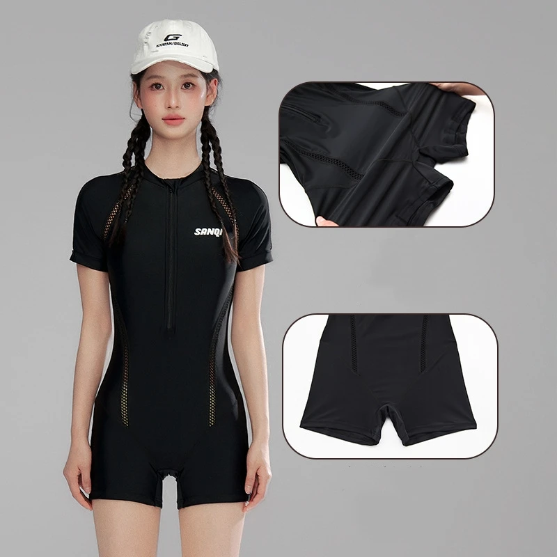 Women Short Sleeve Water Sport Outdoor Bathing Push Up SwimWear One Piece Professional Quick-Dry Surfing Beach Athletic SwimSuit
Women Short Sleeve Water Sport Outdoor Bathing Push Up SwimWear One Piece Professional Quick-Dry Surfing Beach Athletic SwimSuit
