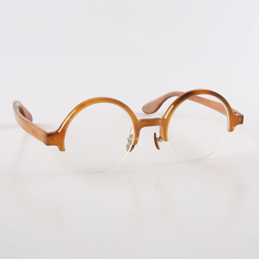 Man's Glasses Frames Unique Vintage Half Rim Handmade Light Coffee Horn Optical Myopia Eyeglasses Prescription Eyeglass Frames
Man's Glasses Frames Unique Vintage Half Rim Handmade Light Coffee Horn Optical Myopia Eyeglasses Prescription Eyeglass Frames