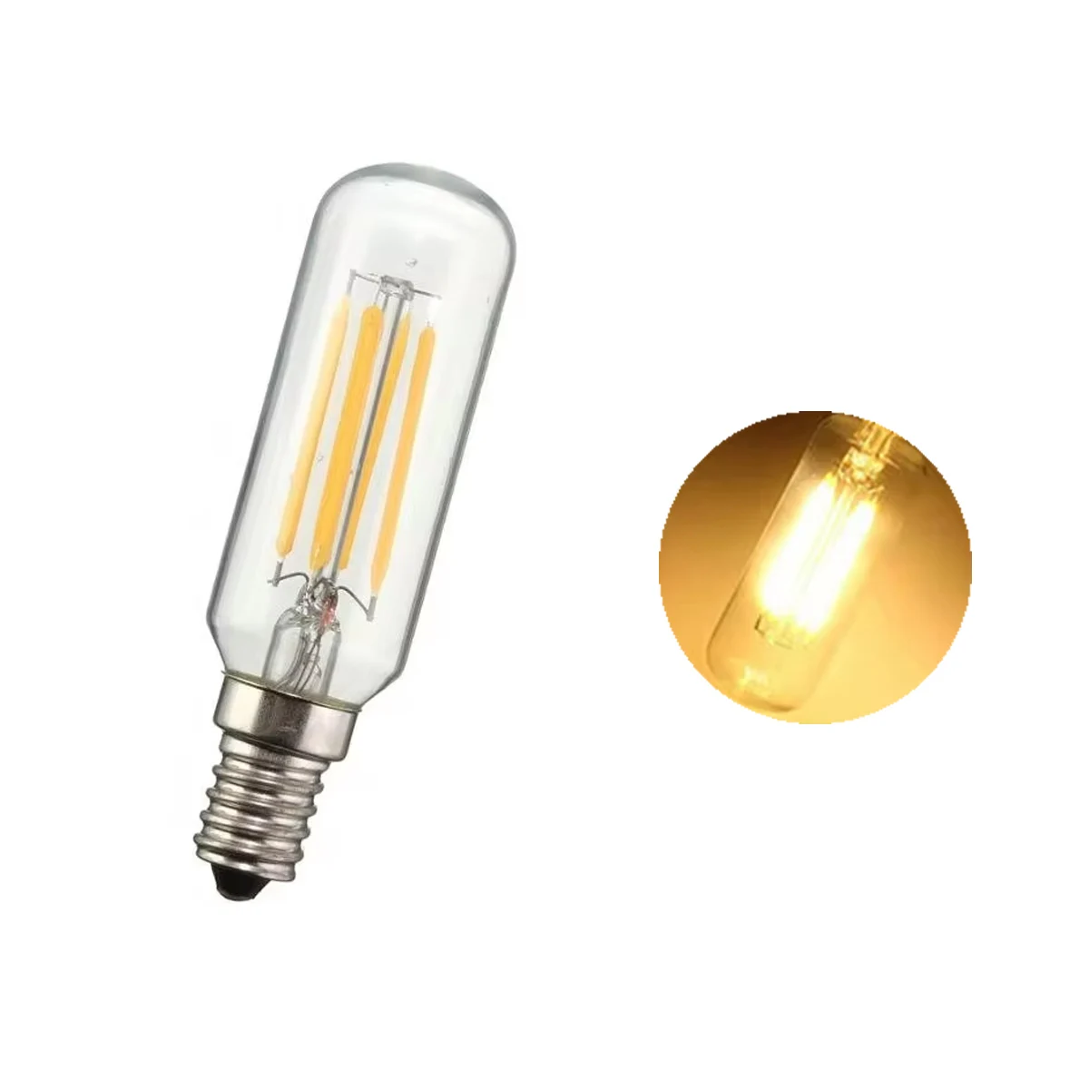 T25 E14 Led Bulb Tungsten Filament Lamp Cob Lights Warm White Ac220v 4w Clear-glass Tubular Light Bulbs Vintage Retro Home Decor
T25 E14 Led Bulb Tungsten Filament Lamp Cob Lights Warm White Ac220v 4w Clear-glass Tubular Light Bulbs Vintage Retro Home Decor