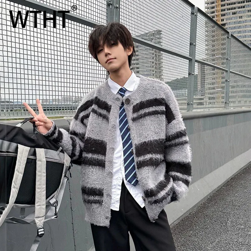 WTHT модные мужские свободные пальто контрастного цвета с принтом, модные однобортные куртки с круглым вырезом, Amle, осень 2023, 2A2033
WTHT модные мужские свободные пальто контрастного цвета с принтом, модные однобортные куртки с круглым вырезом, Amle, осень 2023, 2A2033