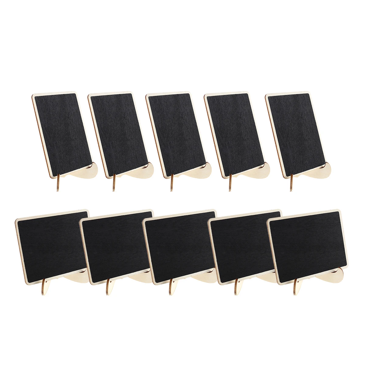 10 Pcs Vertical Blackboard Message Signs Erasable Wood Chalkboard Mini Chalkboards Table Place with Bamboo
10 Pcs Vertical Blackboard Message Signs Erasable Wood Chalkboard Mini Chalkboards Table Place with Bamboo