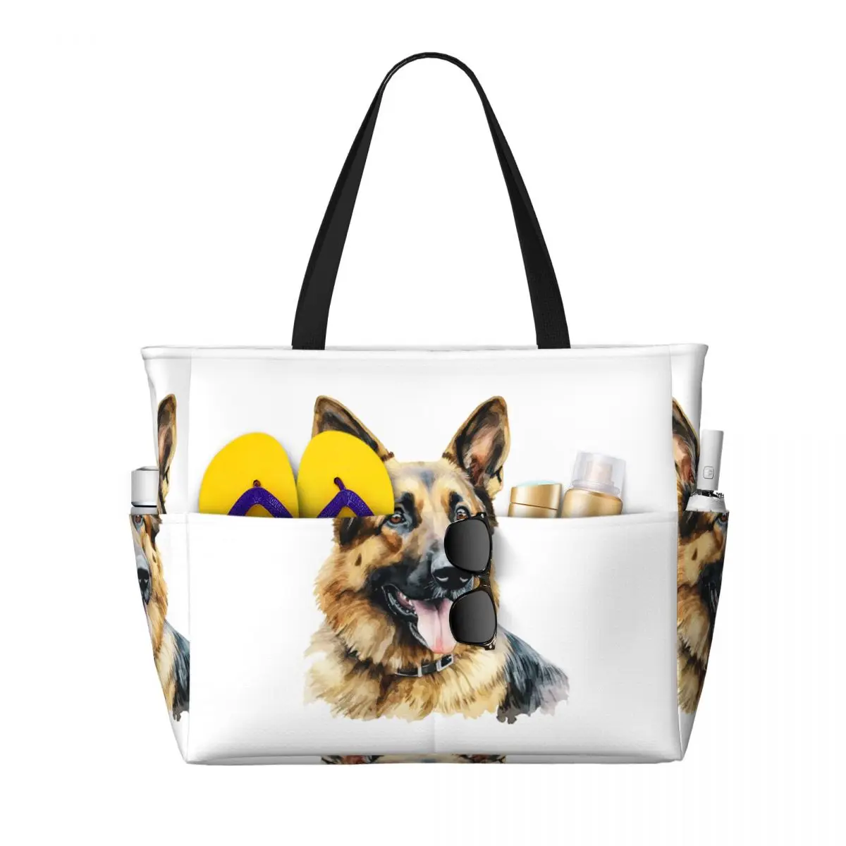 Watercolor German Shepherd Beach Tote Bag Sport Gym Yoga Duffle Large Tote Bag Women Travel Bag Fitness bag
Watercolor German Shepherd Beach Tote Bag Sport Gym Yoga Duffle Large Tote Bag Women Travel Bag Fitness bag
