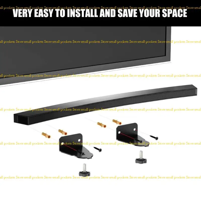 R1WD Aluminum Alloy Curved Soundbar Mounts Bracket Loudspeaker Wall Mounted Stand for AH61~03943A Household Speaker
R1WD Aluminum Alloy Curved Soundbar Mounts Bracket Loudspeaker Wall Mounted Stand for AH61~03943A Household Speaker