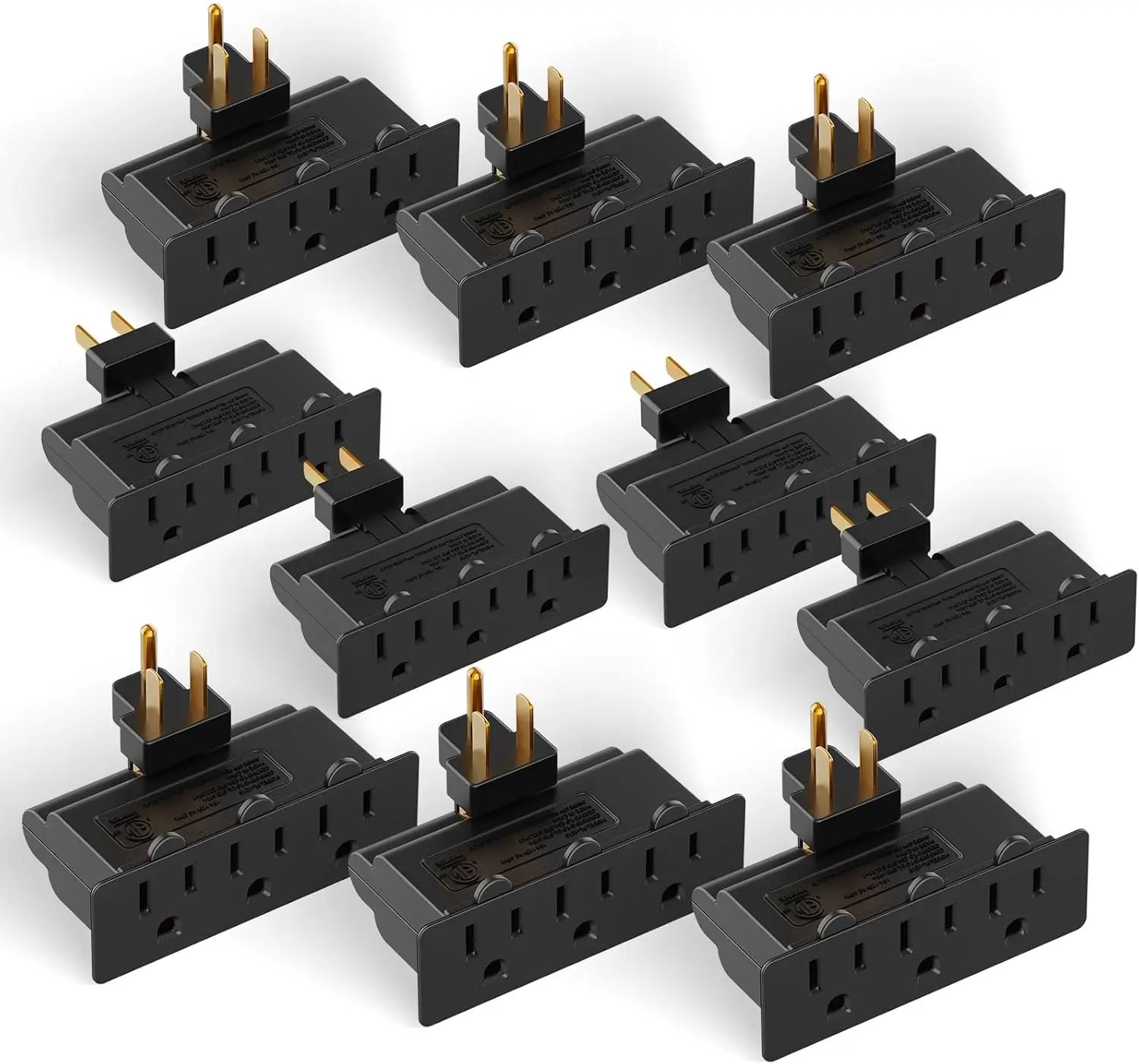 3 Outlet Pter, 3 Way Plug Pter With 180 Degree Swivel Plug, 3-Prong, Wall Outlet Pter For Home Office School Dorm, Etl Listed,
3 Outlet Pter, 3 Way Plug Pter With 180 Degree Swivel Plug, 3-Prong, Wall Outlet Pter For Home Office School Dorm, Etl Listed,
