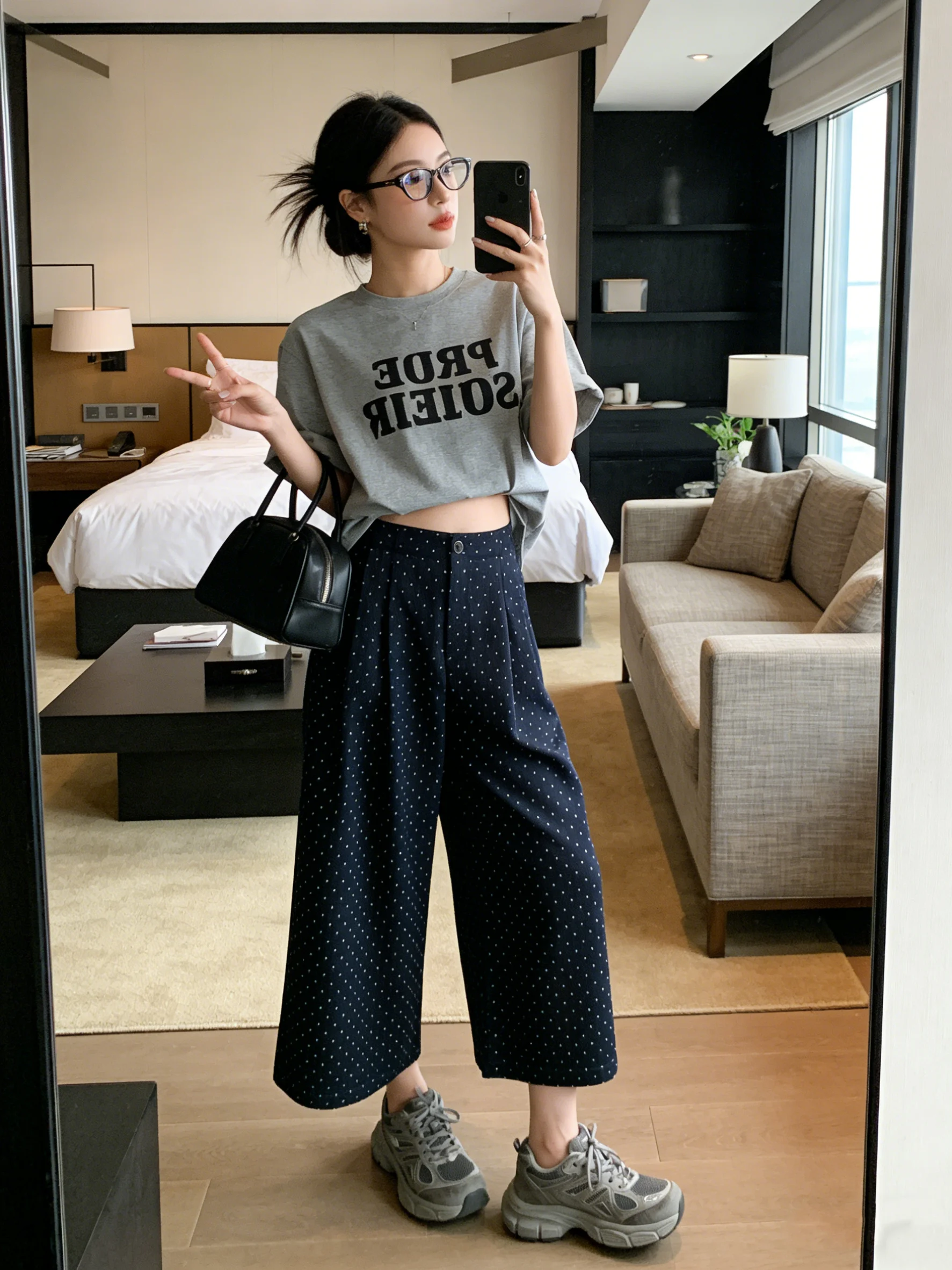 High Waist Wide Leg Pants Casual Print Elastic Loose Summer Straight Cut Comfortable High Waist Simple Daily Pants
High Waist Wide Leg Pants Casual Print Elastic Loose Summer Straight Cut Comfortable High Waist Simple Daily Pants