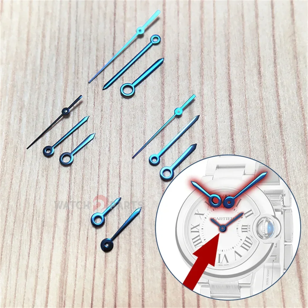 Roast Blue Watch Hands for Cartier Ballon Bleu Cal 057/049 ETA 2671 Movement
Roast Blue Watch Hands for Cartier Ballon Bleu Cal 057/049 ETA 2671 Movement