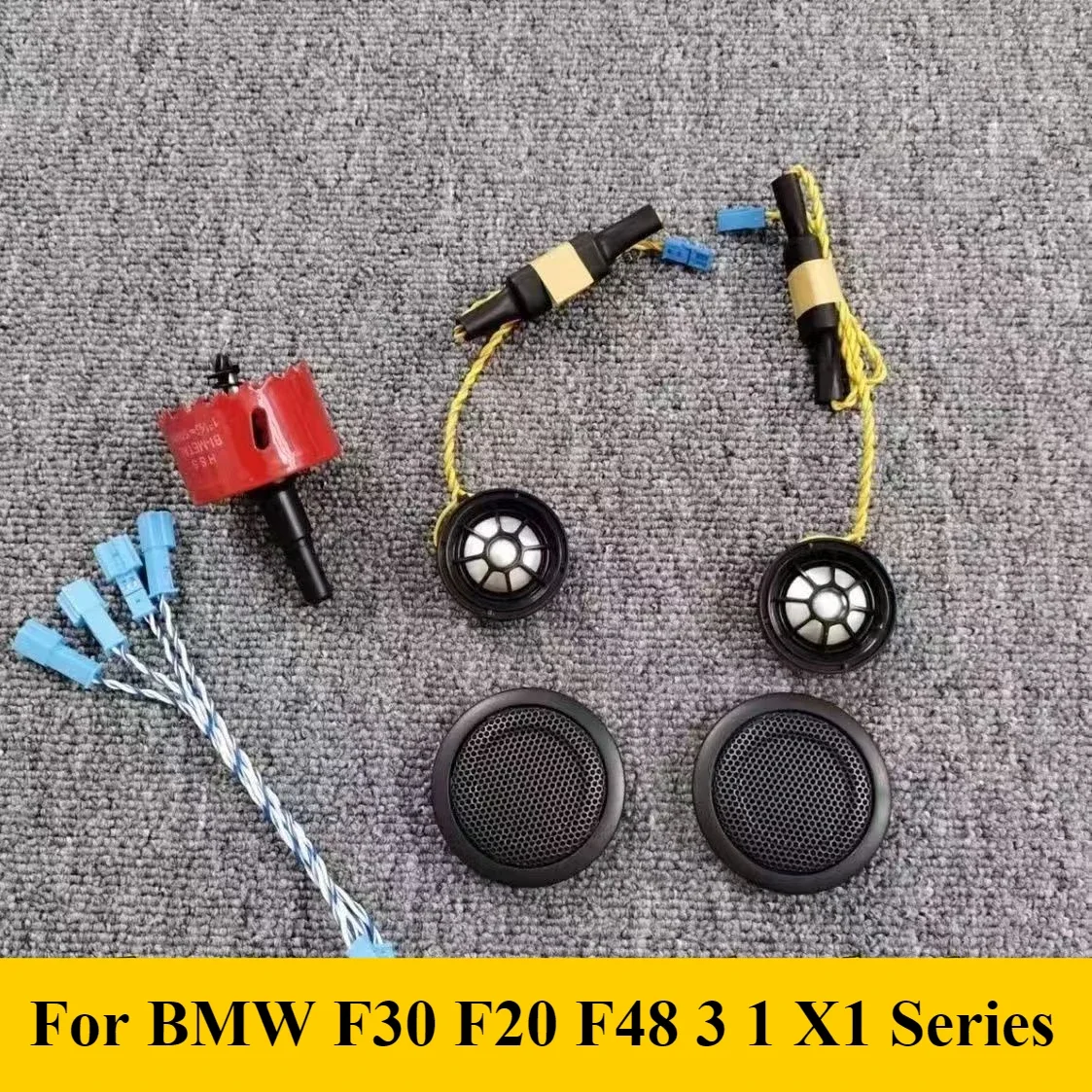 Чехол для высокодиапазонных аудиодинамиков для BMW F30 F20 F48 3 1 X1, крышка твитера заднего дверного панели, поставляется с инструментом для открытия отверстий
Чехол для высокодиапазонных аудиодинамиков для BMW F30 F20 F48 3 1 X1, крышка твитера заднего дверного панели, поставляется с инструментом для открытия отверстий