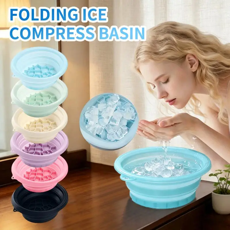 Foldable Silicone Facial Ice Bowl With Built-in Ice Tray, Portable Cold Facial Wash Basin, Home Skincare Tool For Pore Minimizin
Foldable Silicone Facial Ice Bowl With Built-in Ice Tray, Portable Cold Facial Wash Basin, Home Skincare Tool For Pore Minimizin